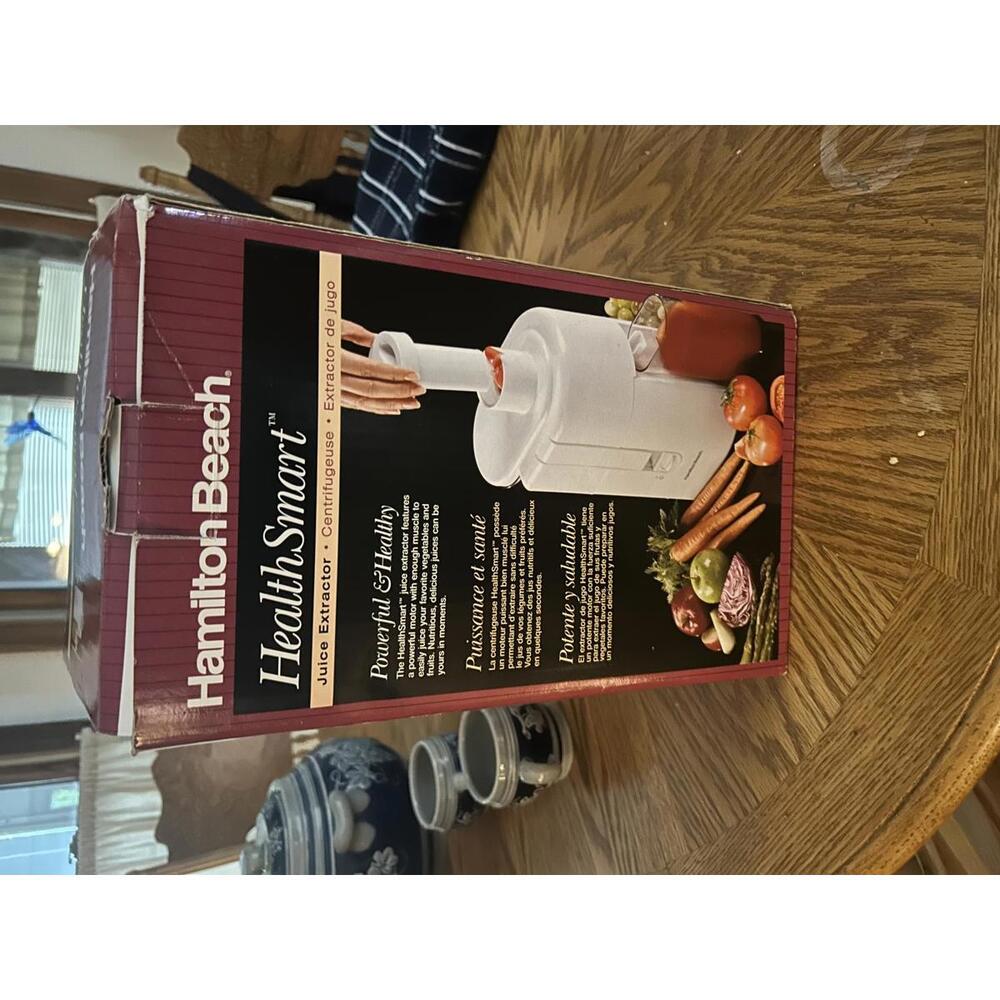 Hamilton Beach HealthSmart Juice Extractor - Powerful & Healthy Juicing